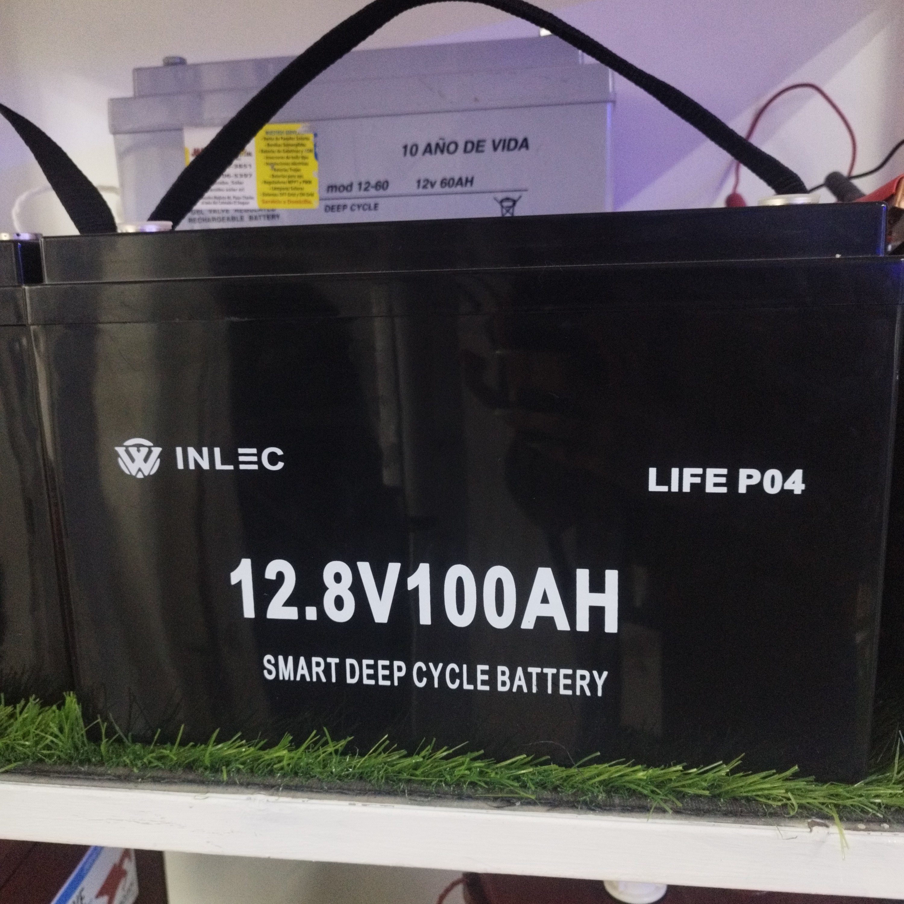 plantas e inversores - Bateria de lithium 100 AH 