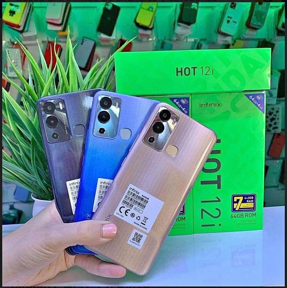 celulares y tabletas - INFINIX HOT 12i 64GB 0