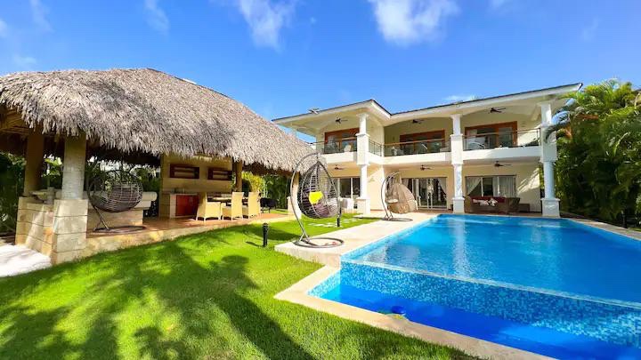 casas vacacionales y villas - Renta larga Villa Cocotal Bavaro  1