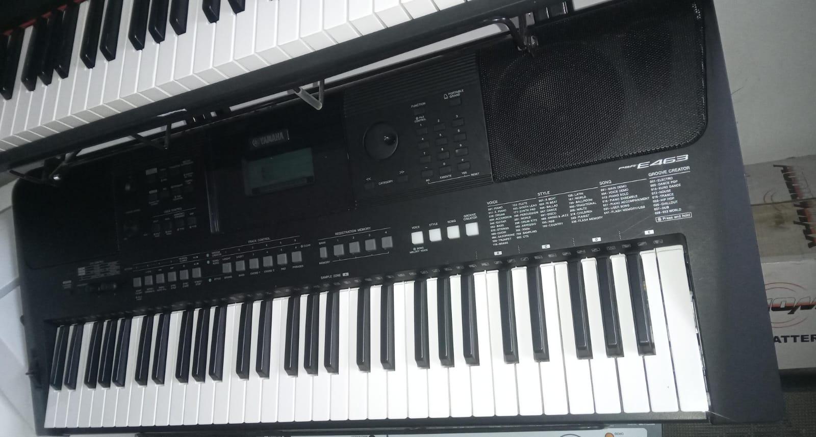 instrumentos musicales - piano yamaha Psr-E463 4