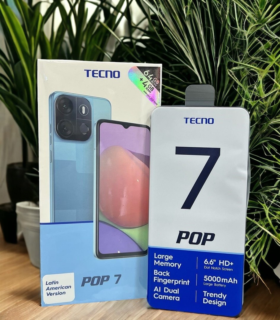celulares y tabletas - Celular  Tecno pop 7 4/64gb