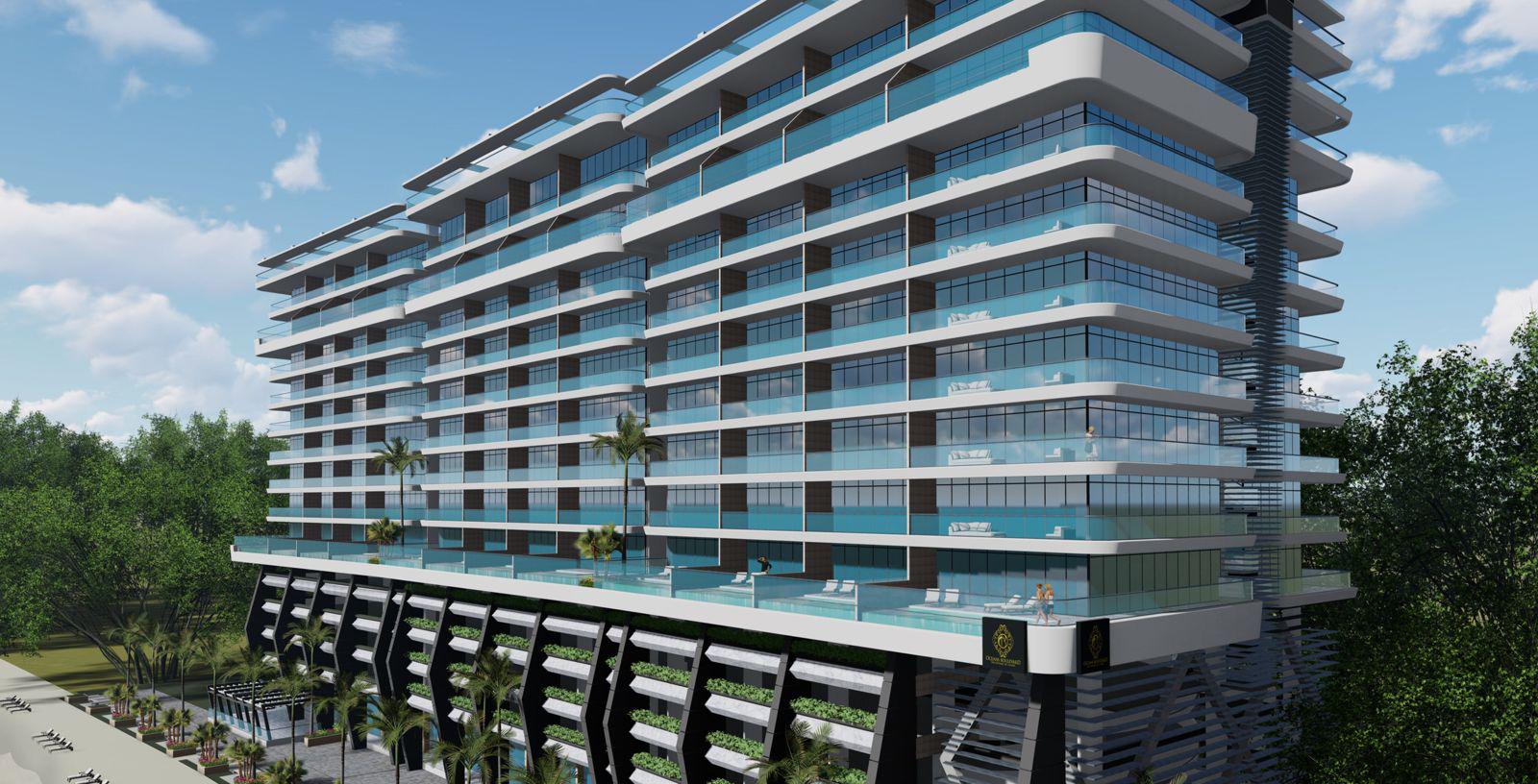 apartamentos - Condominio de 1,2 y 3 habitaciones en Punta Cana con vista frente al mar