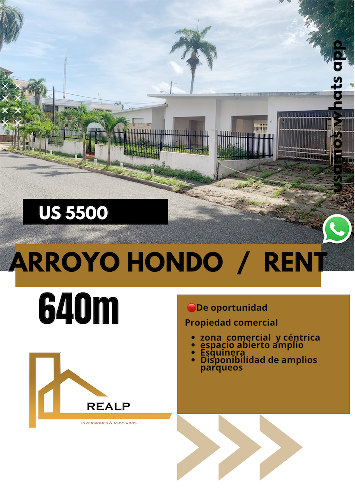 oficinas y locales comerciales - Propiedad comercial arroyo hondo 0