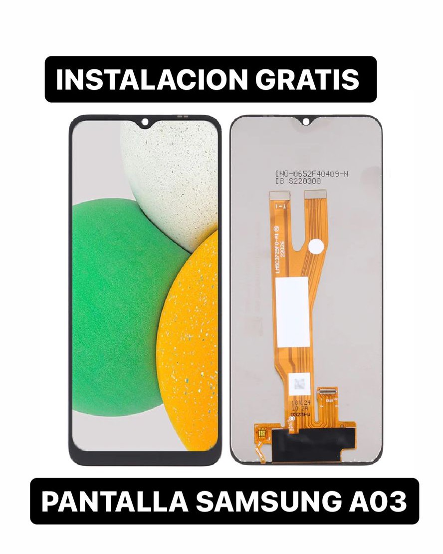 celulares y tabletas - PANTALLA SAMSUNG GALAXY A03