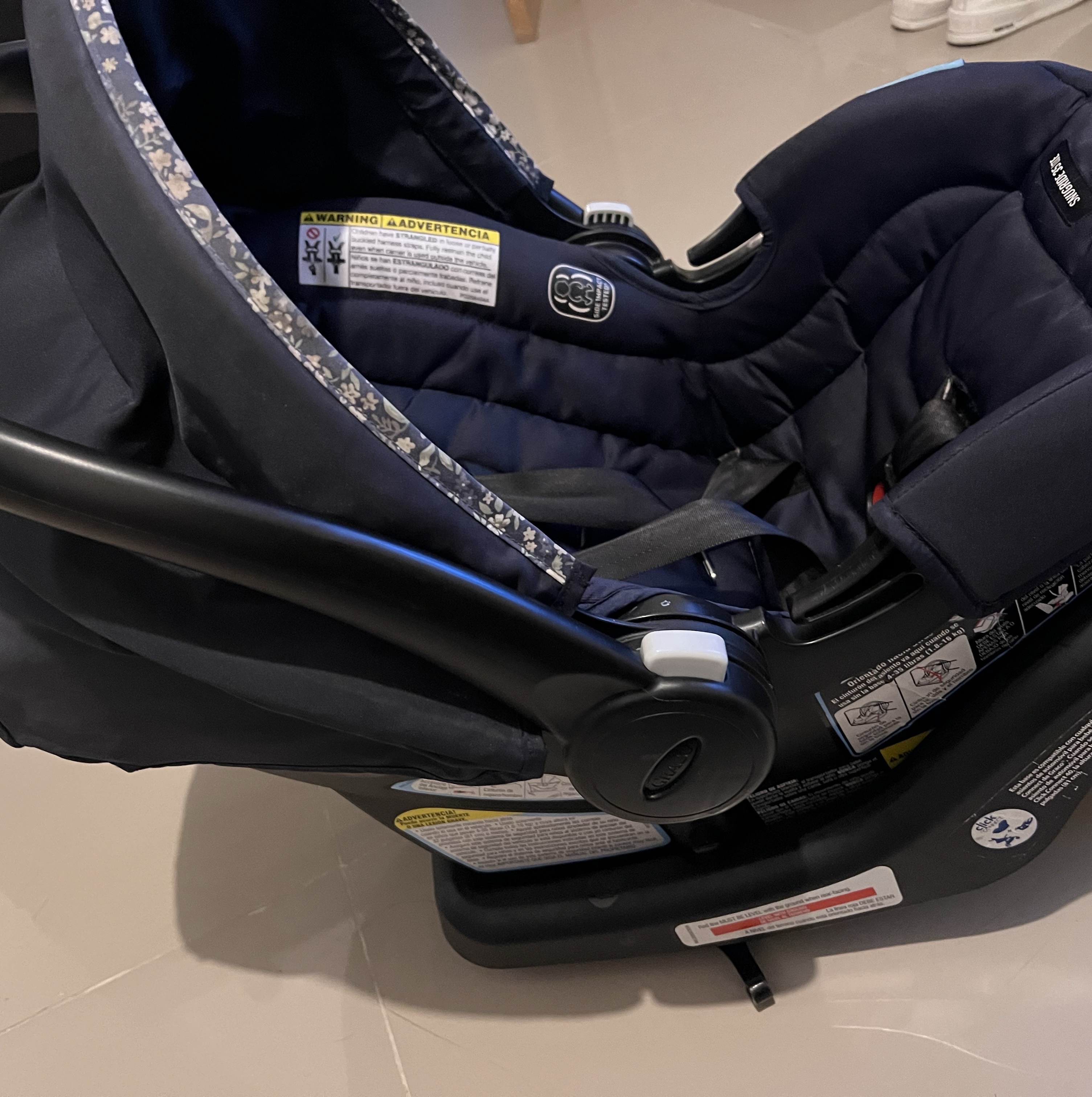 coches y sillas - Car Seat/Cargador Graco Snugride 35 Lite