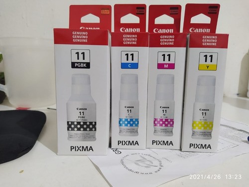 impresoras y scanners - BOTELLA DE TINTA CANON GI-11 ,EN TODOS LOS COLORES 70ML 2