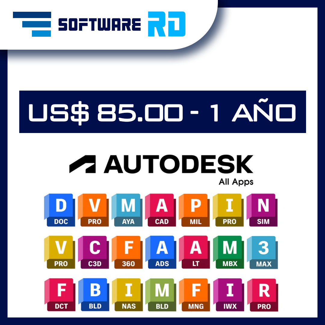 servicios profesionales - Licencia Autodesk - 1 Año - AutoCAD - Revit - Render - Arquitectura - Ingenieria 0