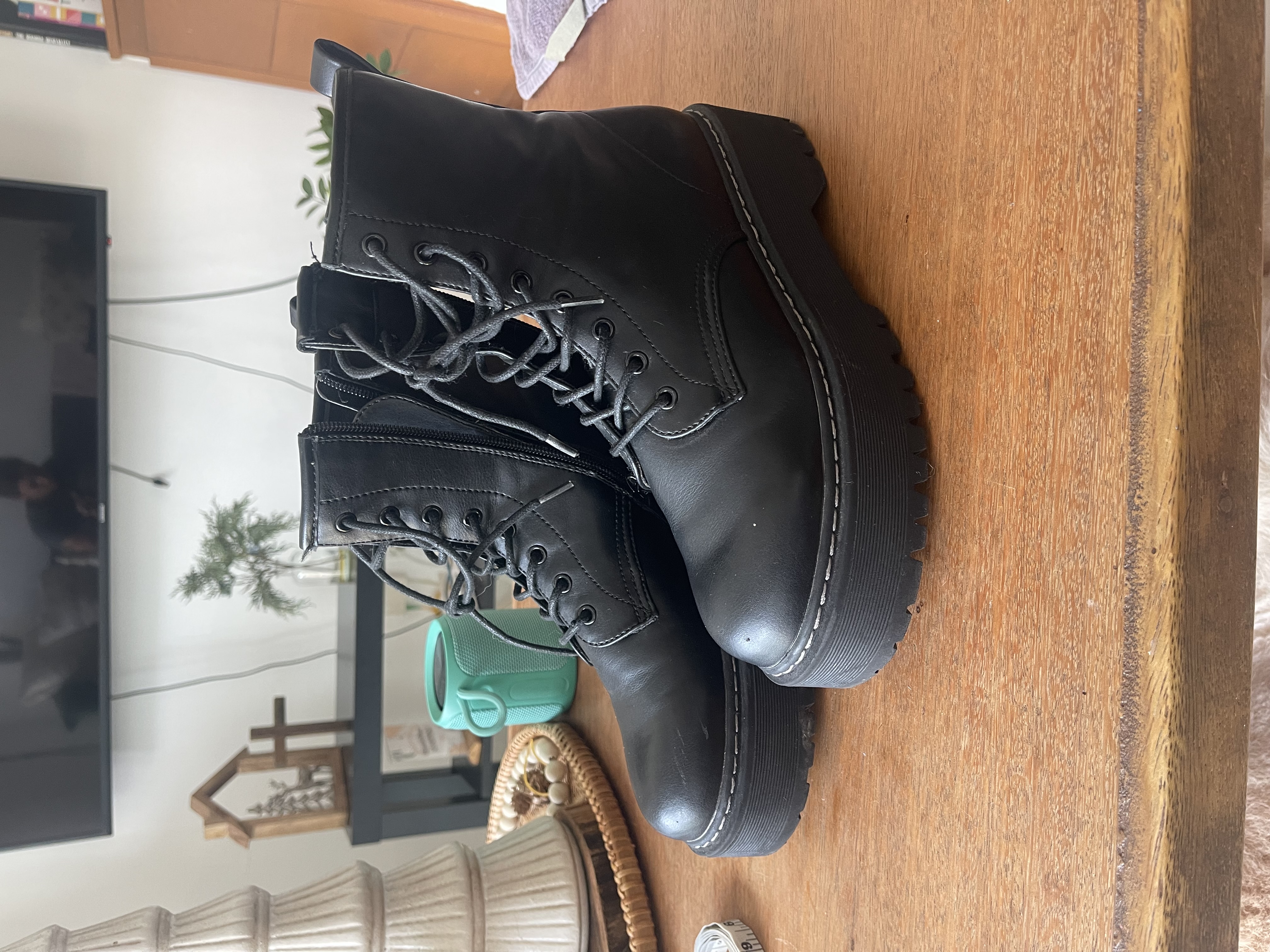 zapatos para mujer - Botas Steve Madden Bettyy Negras size 9