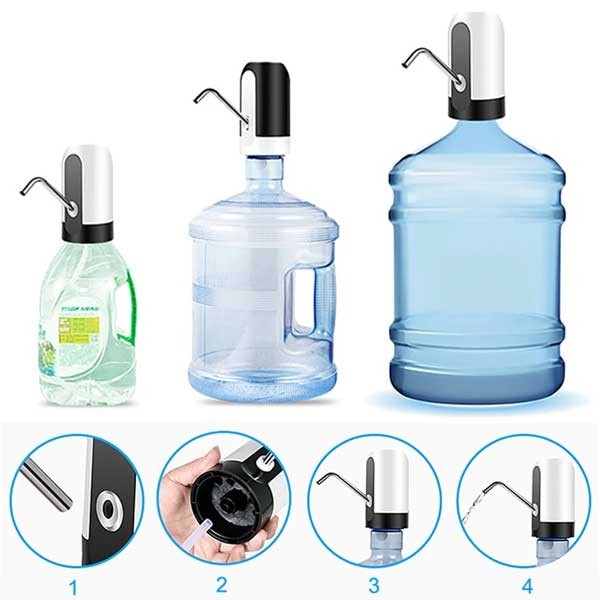accesorios para electronica - Dispensador de agua recargable, extrae agua del botellon de manera automatica 2