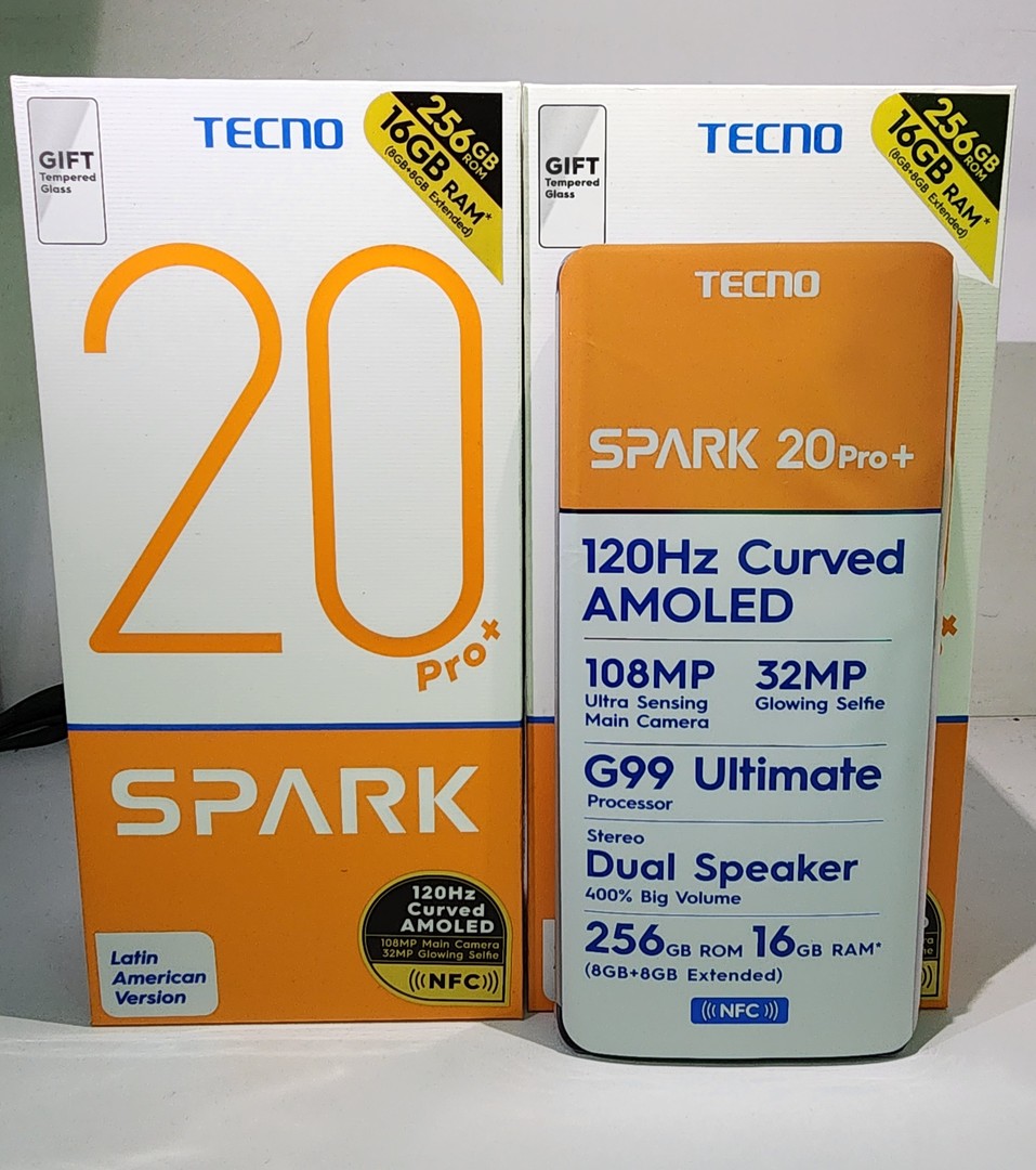 celulares y tabletas - TECNO SPARK 20 PRO PLUS 256GB
