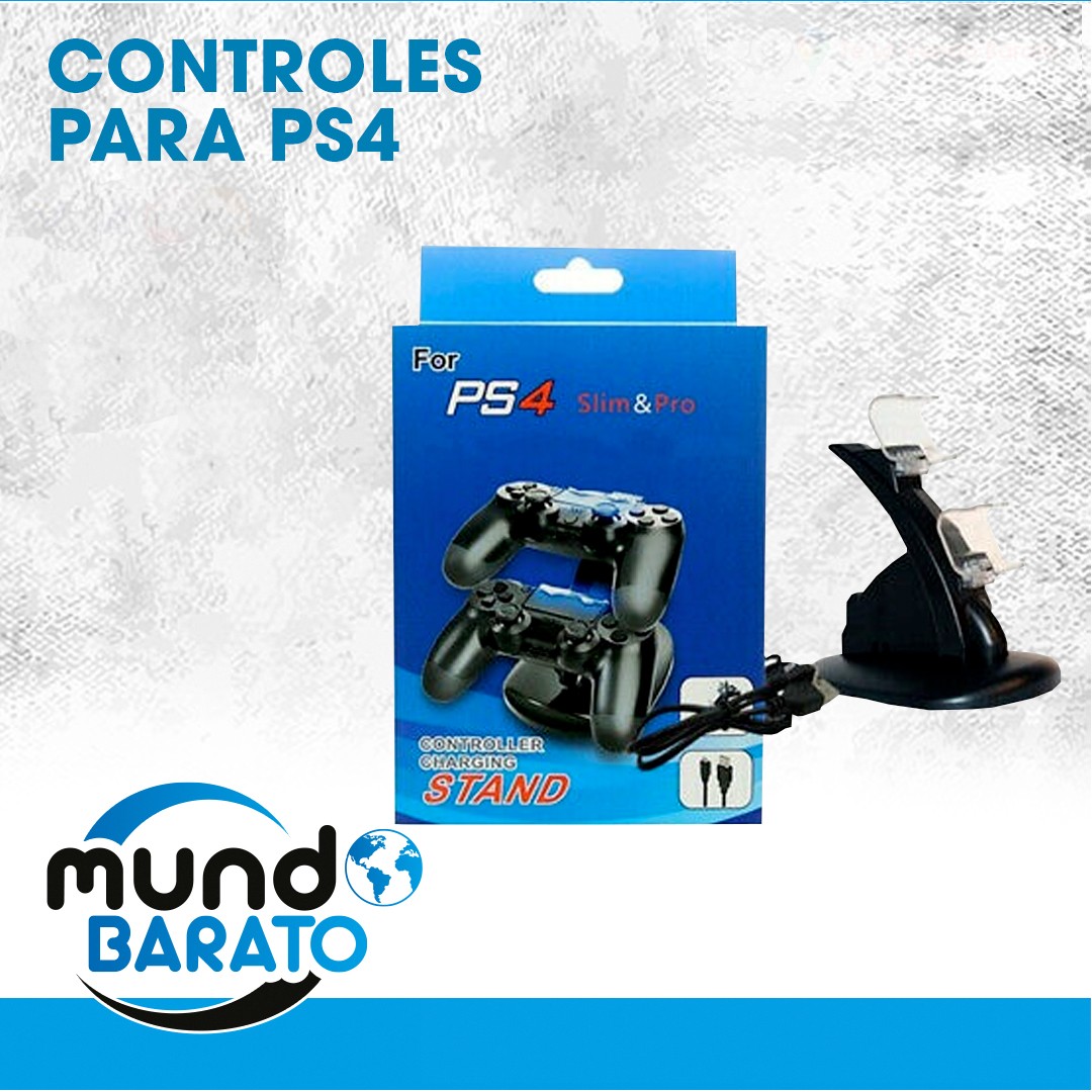 otros electronicos - Cargador Dual Usb Para Control De P4 Slim Y Pro play 4