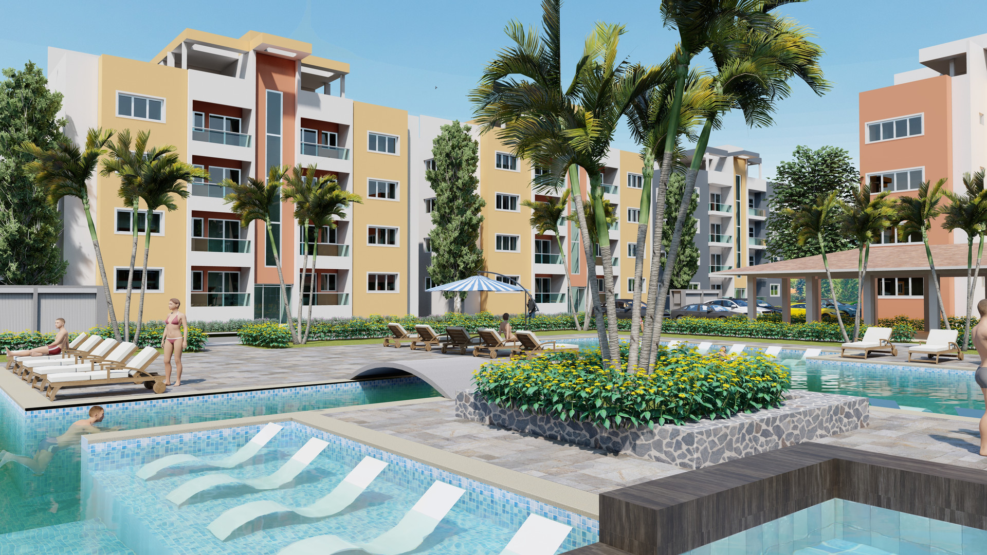 apartamentos - Apartamentos 2Hab Listos 2025 c/Areas Social, Jardines, Piscina en Veron -Bavaro 1