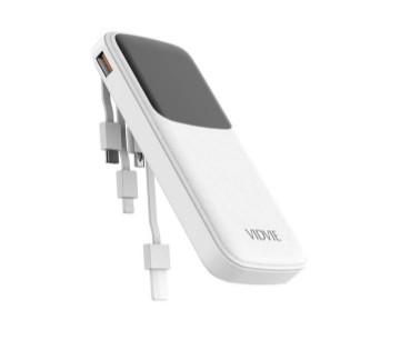 celulares y tabletas - Power Bank de 10,000mAh con cable incorpordo VIDVIE PB758 1