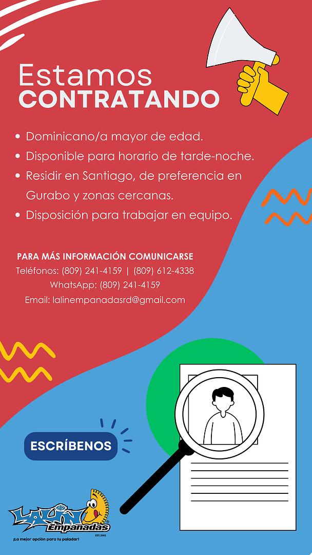 empleos disponibles - Empleo para trabajar en cafetería y carritos de Lalin Empanadas 0