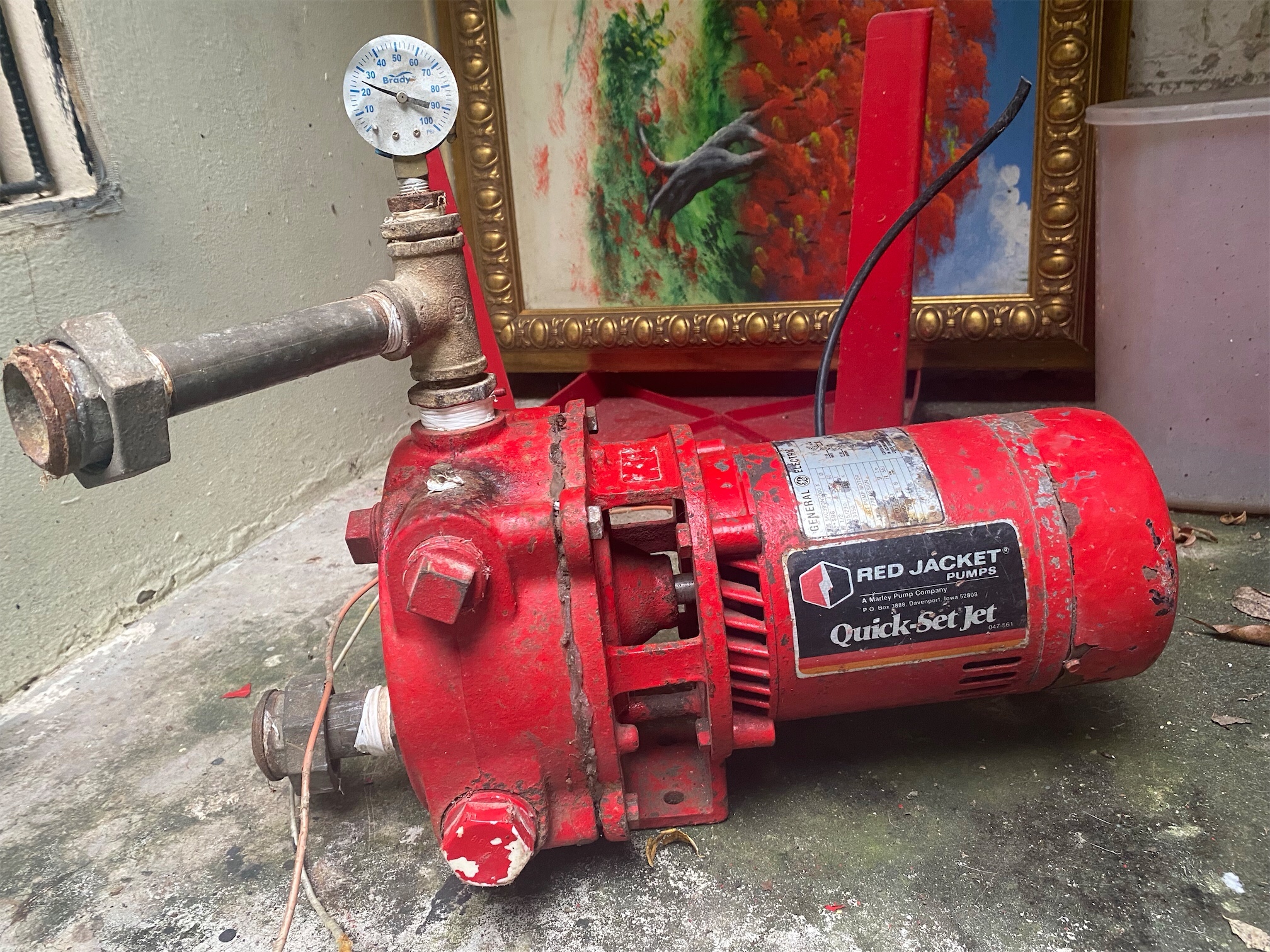 herramientas, jardines y exterior - Bomba Red Jacket/ General Electric de 1/2 HP 6