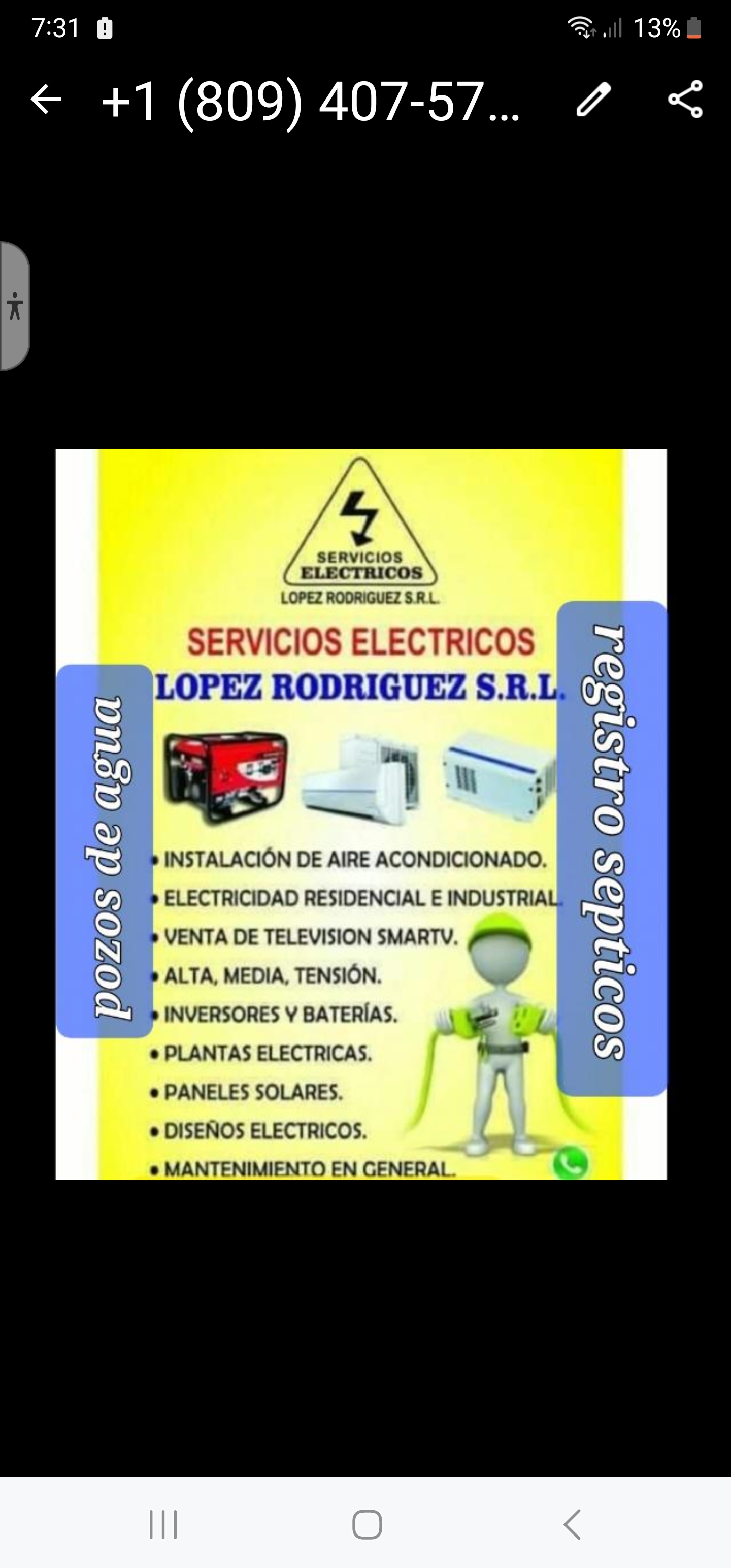 servicios profesionales - servicios eléctricos López Rodriguez srl 