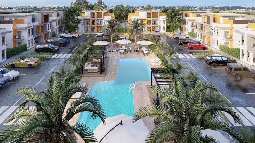 apartamentos - Proyecto en venta Punta Cana #24-1317 dos dormitorios, piscina, lobby. 5