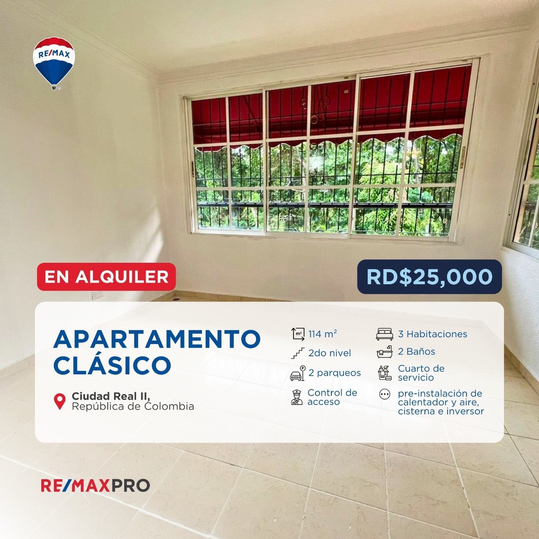 apartamentos - APARTAMENTO EN ALQUILER

📍República de Colombia, Ciudad Real II
