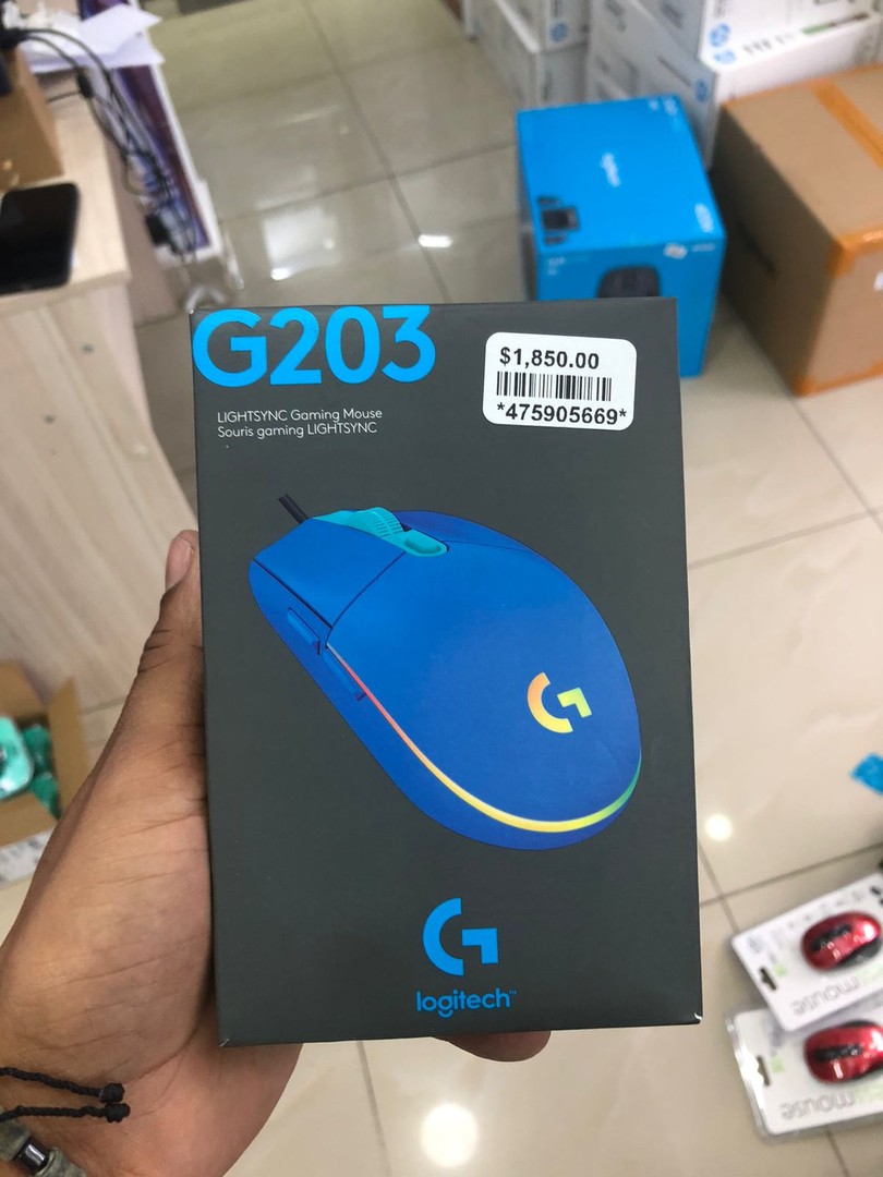 computadoras y laptops - Mause Logitech G203 - 8,000 DPI - 6 Botones 0