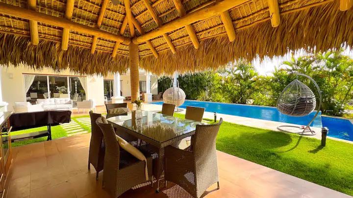 casas vacacionales y villas - Renta larga Villa Cocotal Bavaro  2