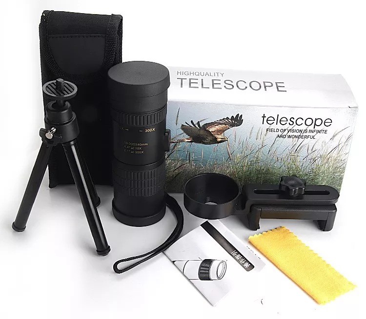 equipos profesionales - Telescopio Monocular 4con Soporte para Telefono Inteligente rapido 3