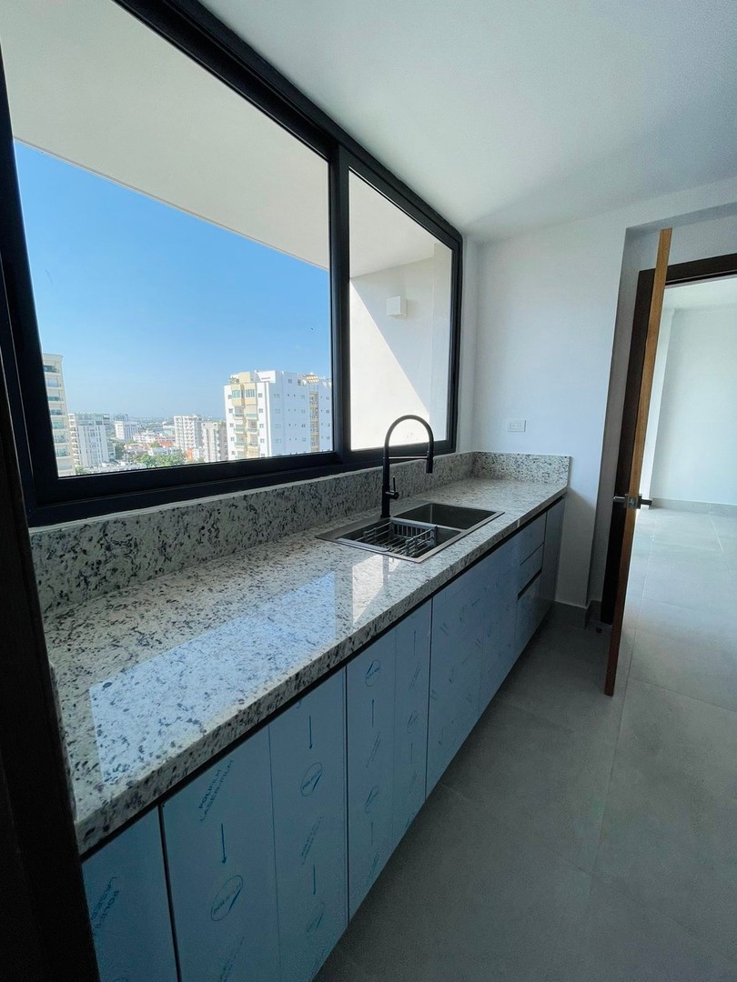 apartamentos - Alquiler con línea blanca en torre de lujo con vista impresionante, Piantini. 3