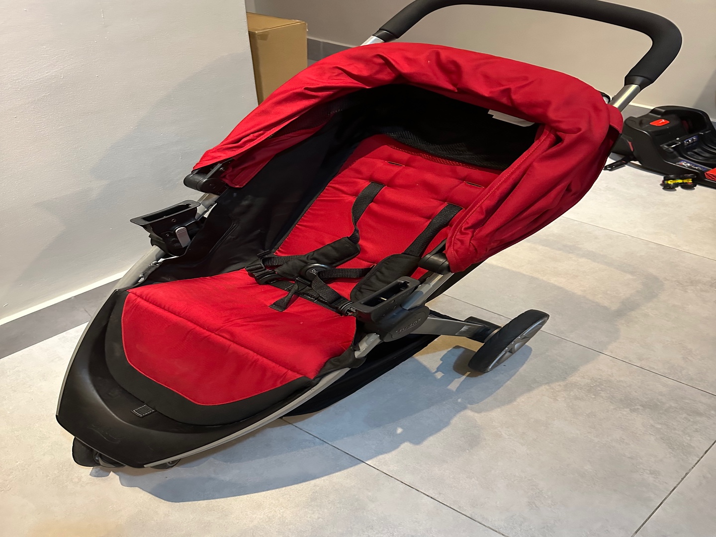 coches y sillas - Coche/carreola britax  con carseat 4