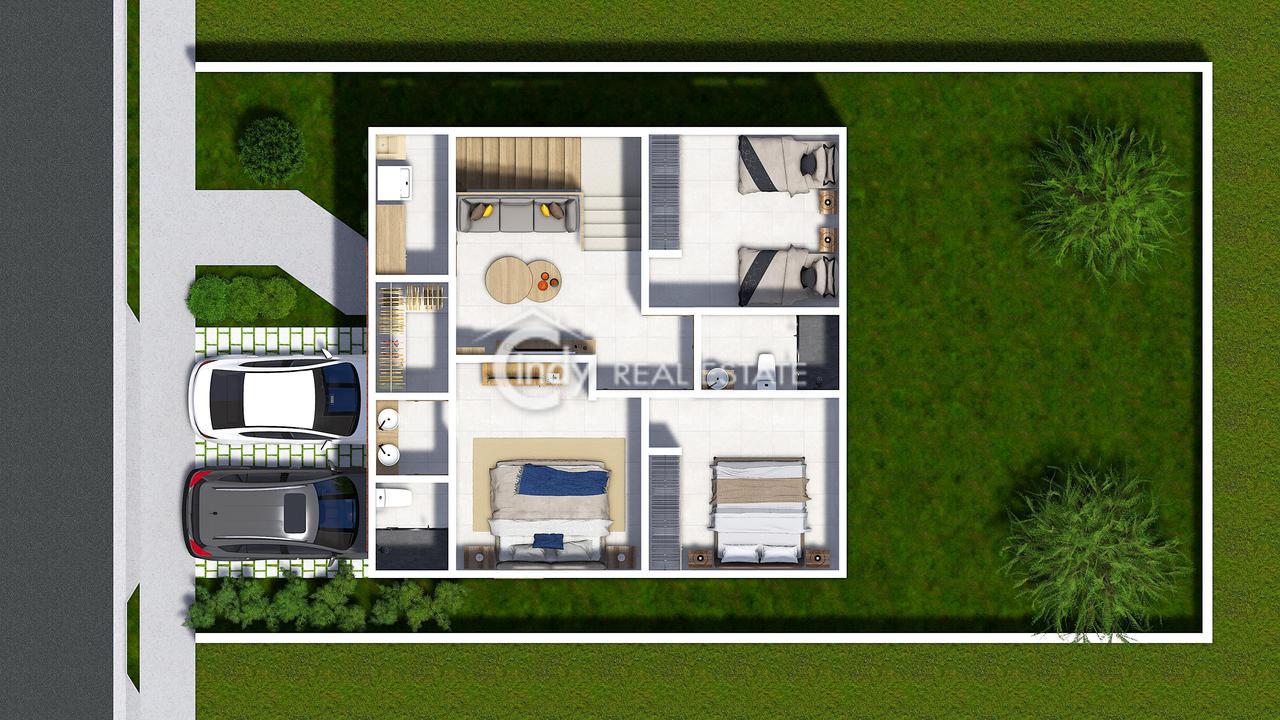 casas - Casa Moderna en Venta | 2 Niveles | Santiago RD 5