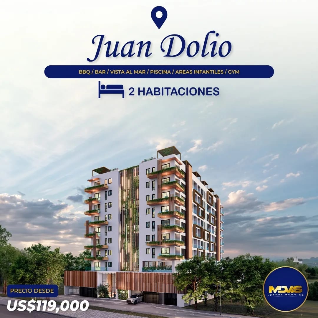 apartamentos - Nuevo proyecto Ubicado en Juan Dolio