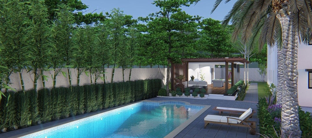apartamentos - Proyecto en venta Punta Cana #23-1383 un dormitorio, piscina, jardín, parque.
