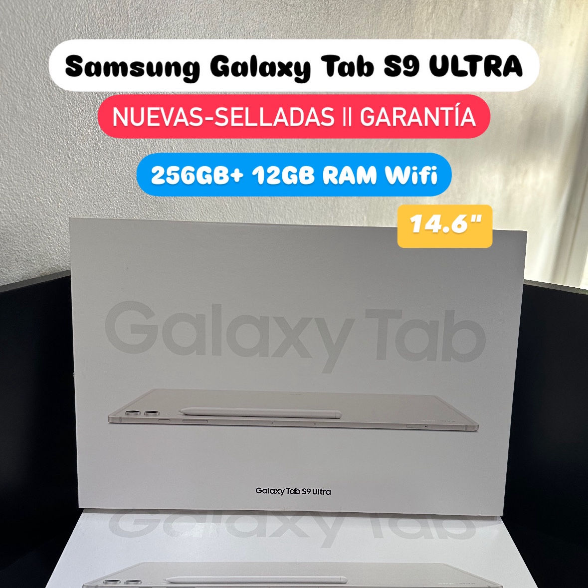 computadoras y laptops - SAMSUNG GALAXY TAB S9 ULTRA 14.6" 256GB SELLADA WIFI OFERTA🔥