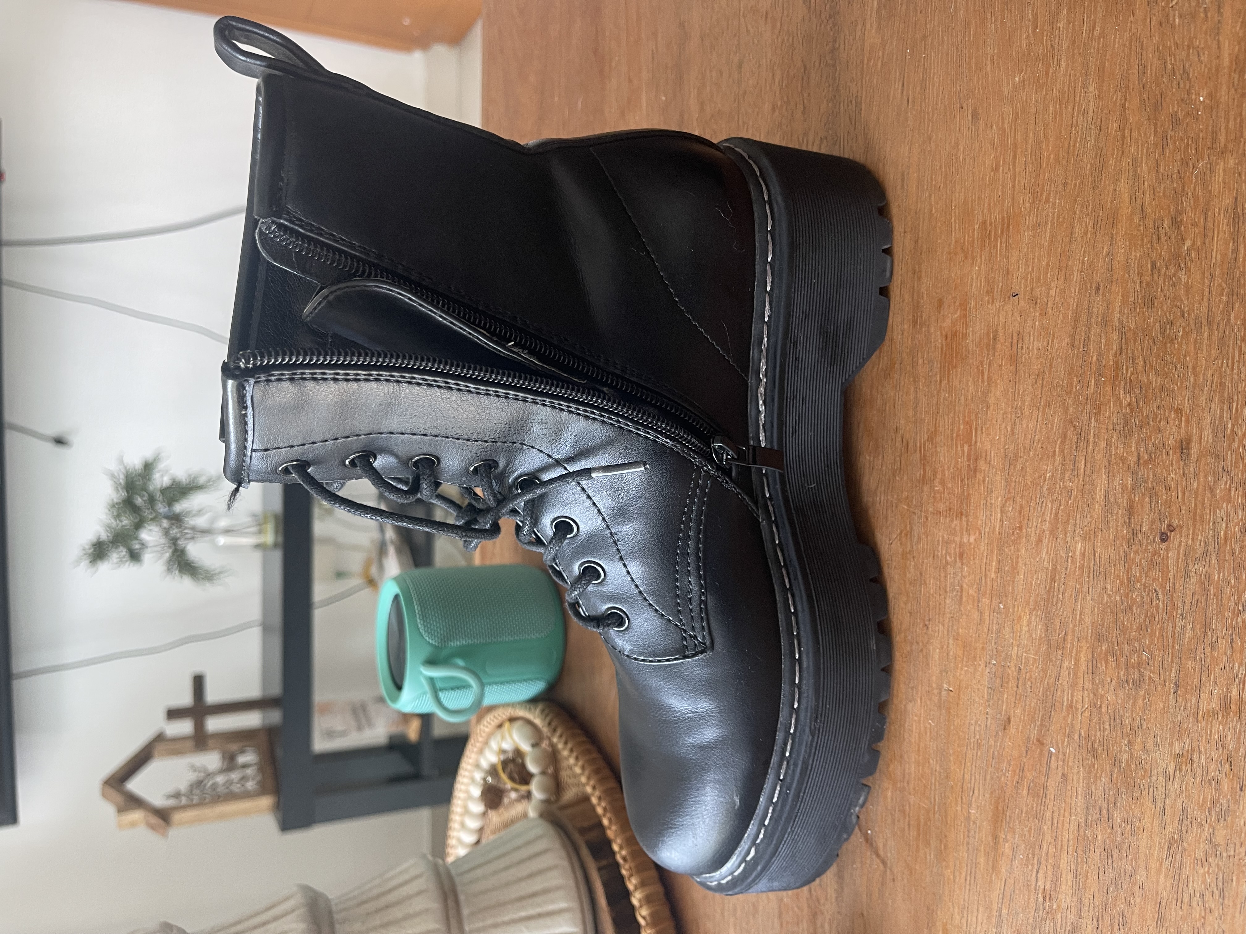 zapatos para mujer - Botas Steve Madden Bettyy Negras size 9 3