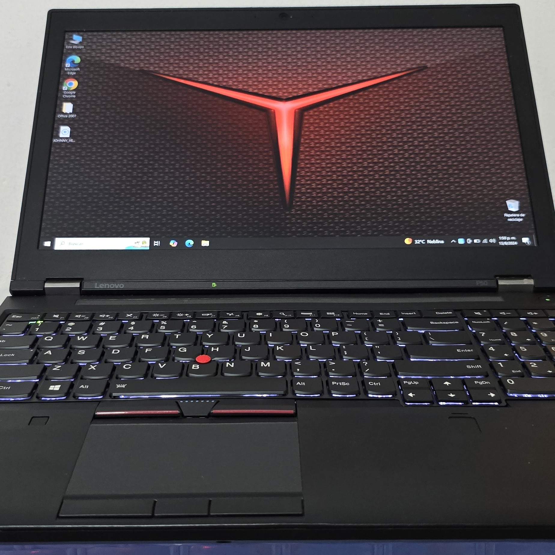 computadoras y laptops - lenovo p50 17 Pulg Core i7 Ram 16gb ddr4 Disco 512gb ssd Nvidea 12gb