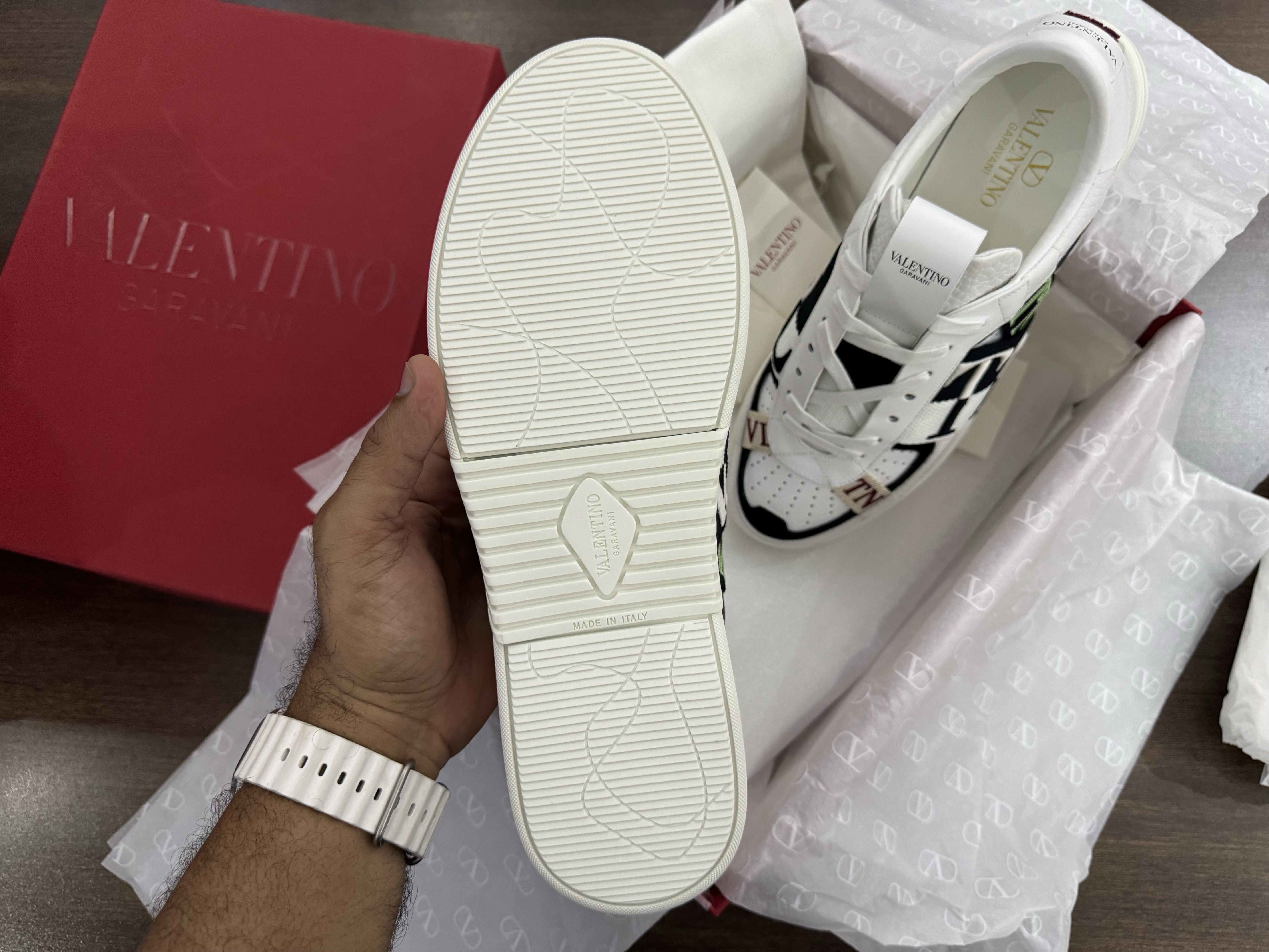 zapatos para hombre - Tenis Valentino Garavani VL7N Blanco Size 42 1/2 Nuevo, Original US$ 550.00 NEG 5