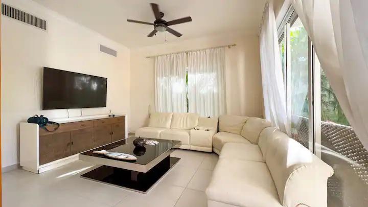 casas vacacionales y villas - Renta larga Villa Cocotal Bavaro  4