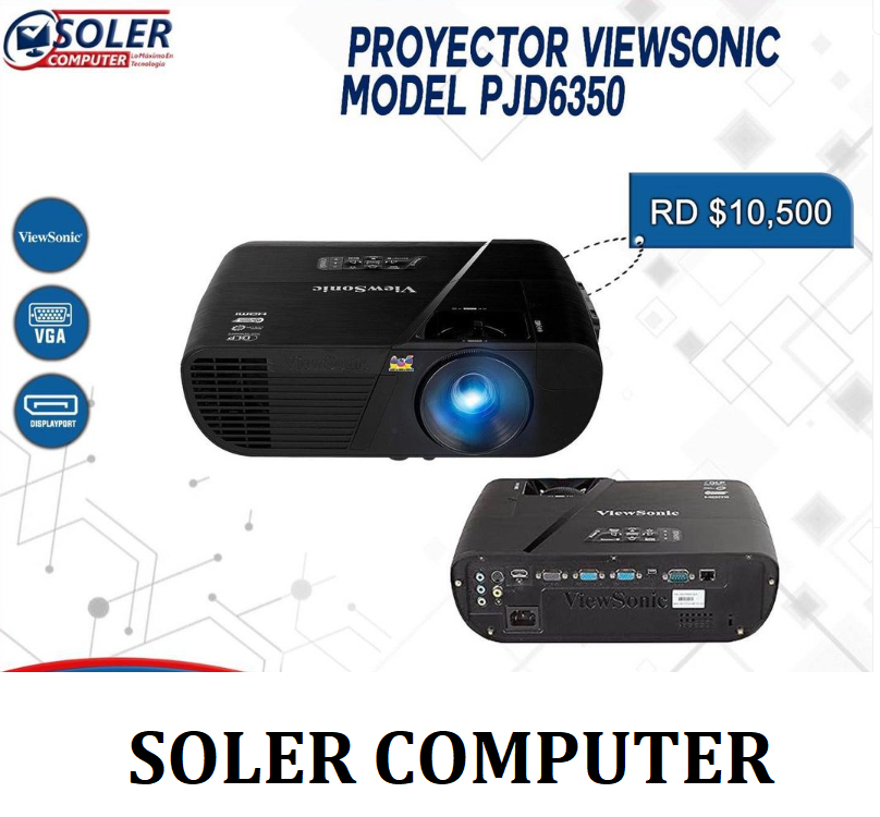 otros electronicos - Proyector viewsonic PJD6350