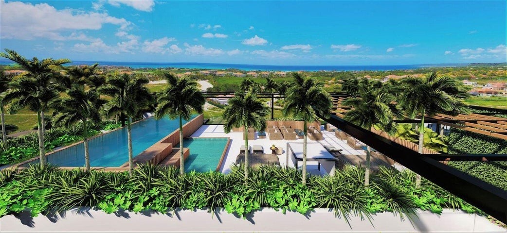 apartamentos - Proyecto en venta Punta Cana #23-99 dos dormitorios, vista al mar y campo de gol 6