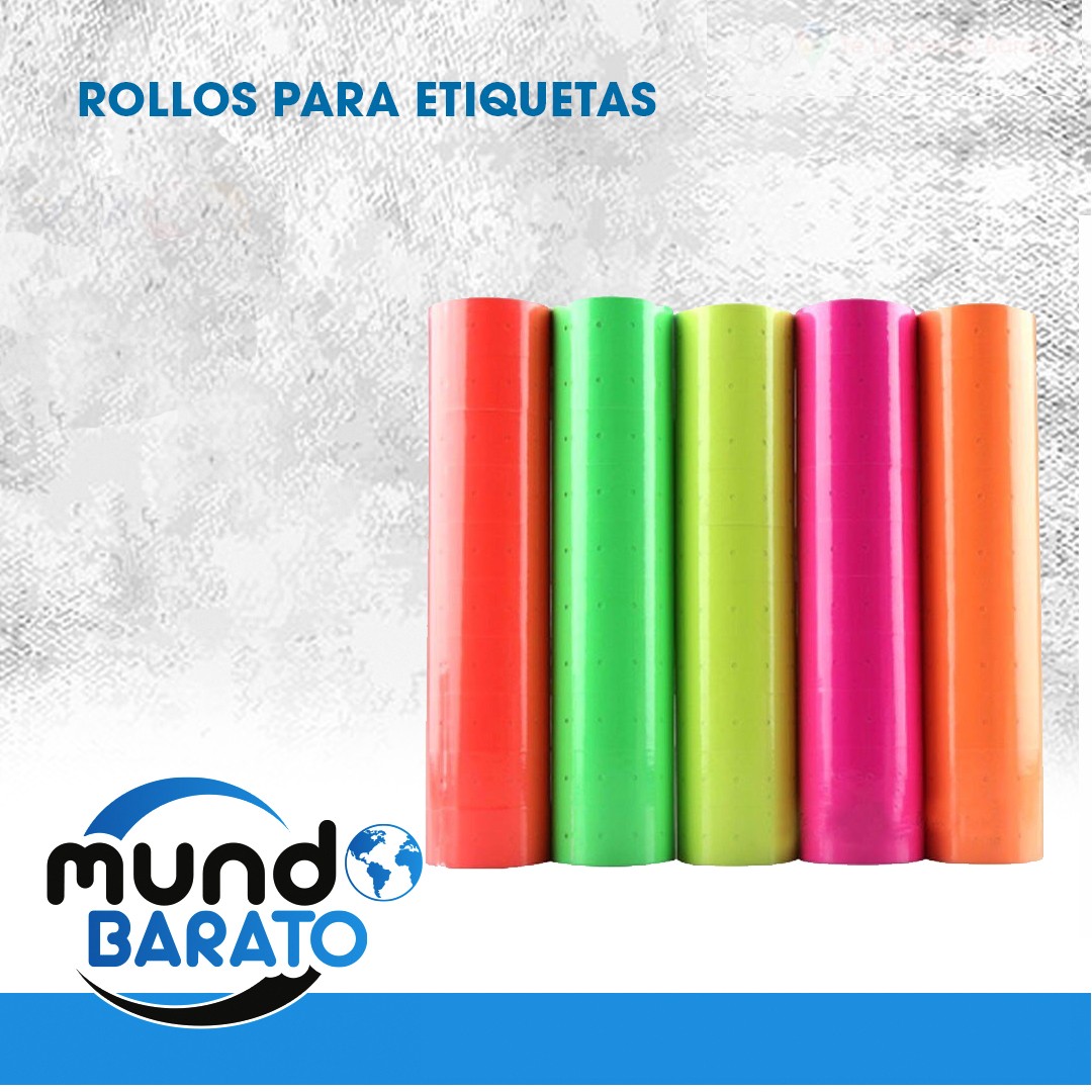 decoración y accesorios - Rollos Para Etiquetadora De Precio, Repuestos, 1000 Etiquetas 1