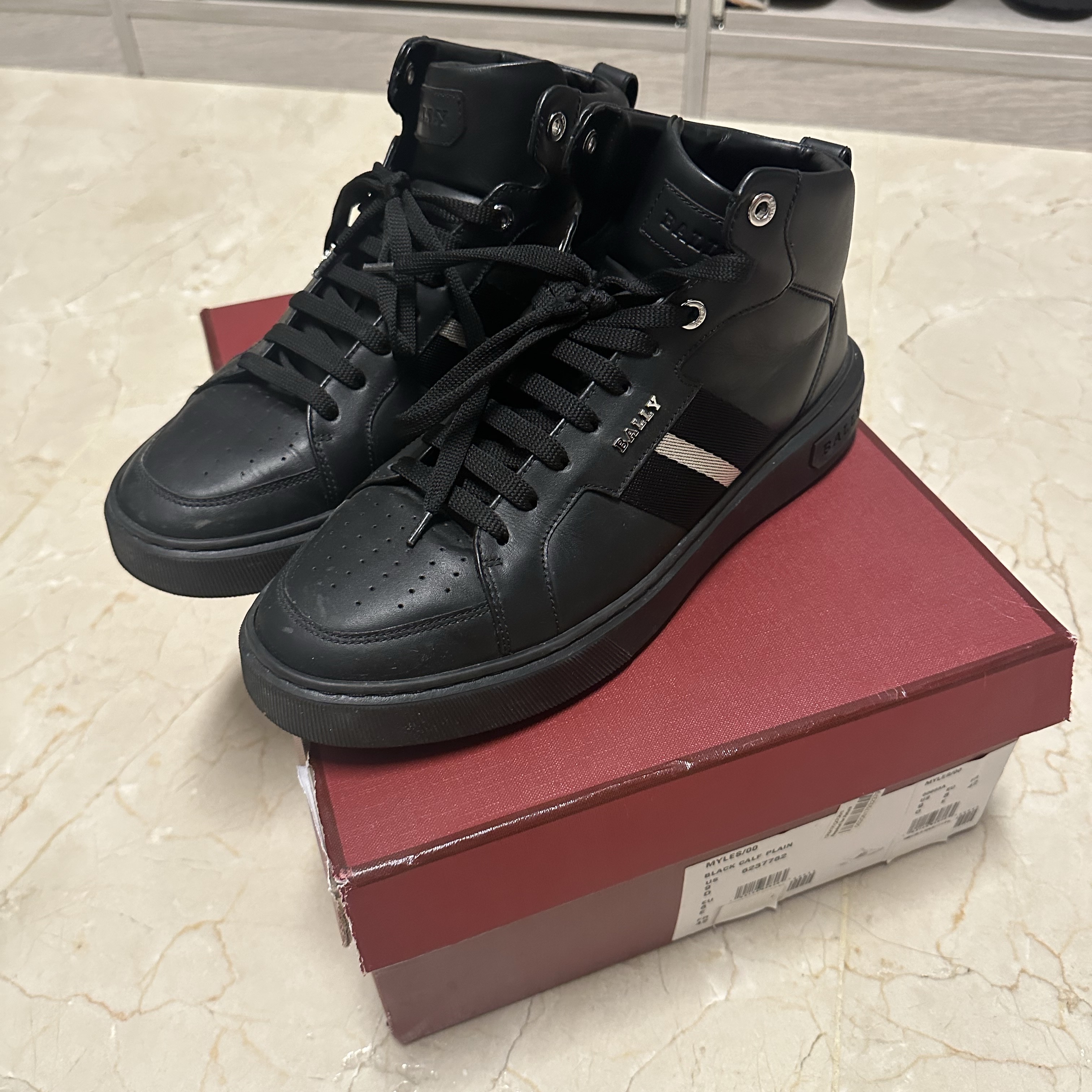 zapatos para hombre - Zapato Bally ORIGINAL high top negro