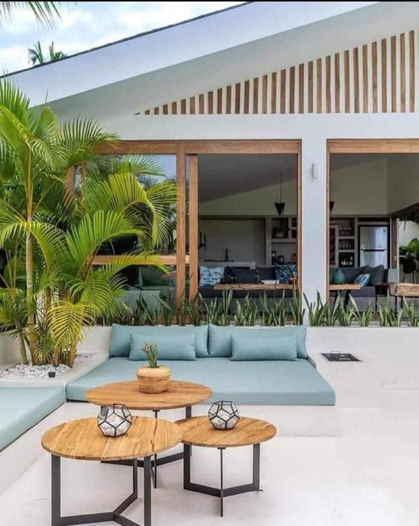 casas vacacionales y villas - villas en cabarete tercera linea de playa en planos separe con un 10 por ciento