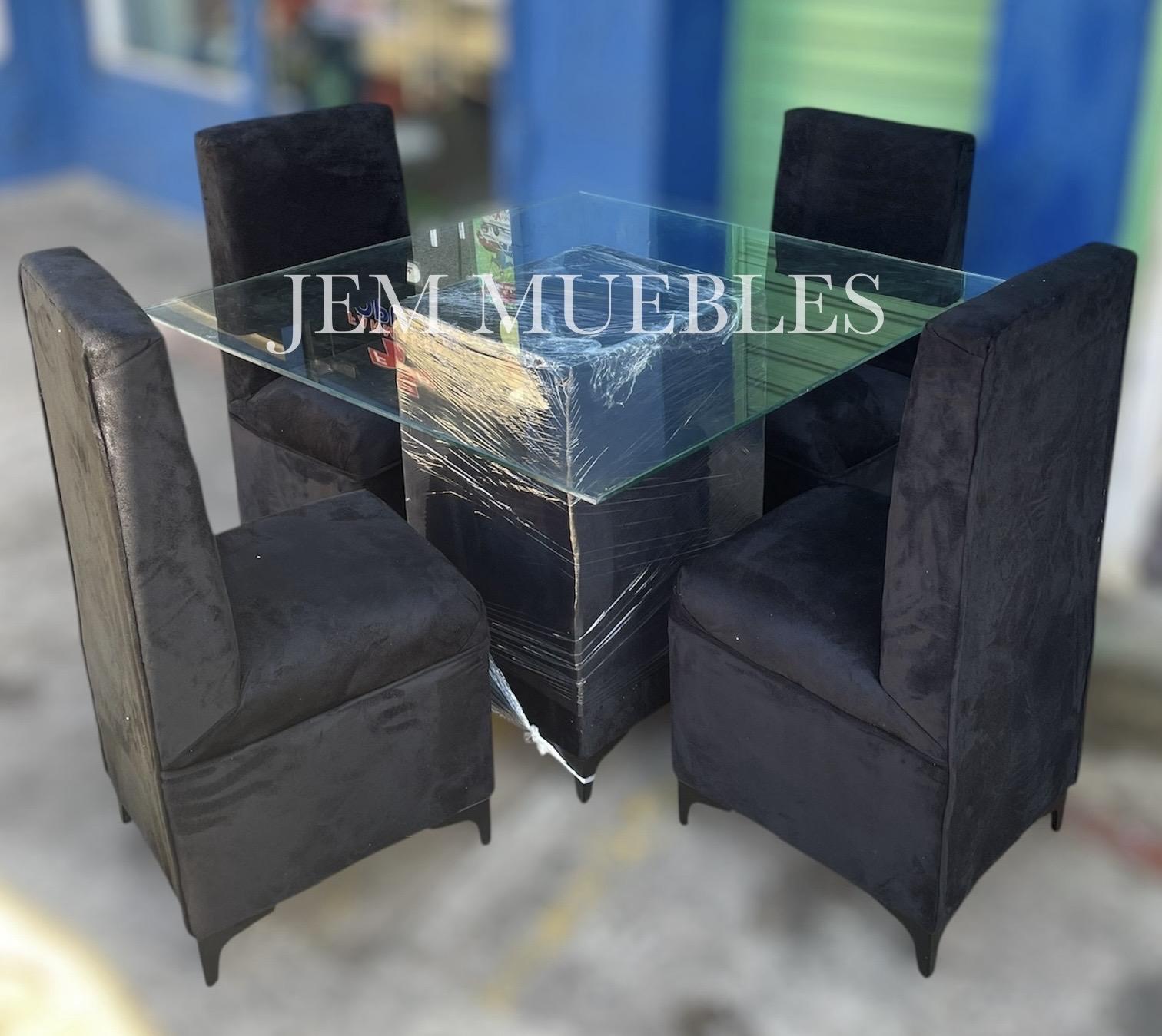 muebles y colchones - Juego de Comedor Butaquita 4 Sillas 1