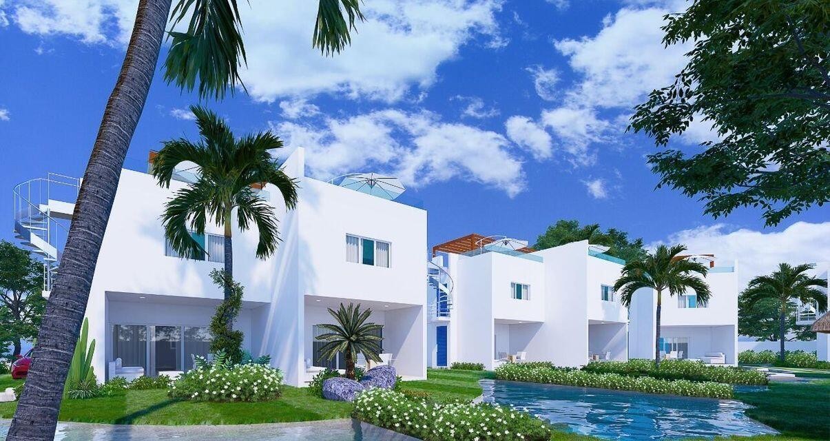 casas - Proyecto en venta Punta Cana #24-607 cuatro Hab. Jardín privado, terraza, picuzi 5