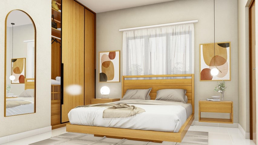 apartamentos - Proyecto en venta Punta Cana #23-931 dos dormitorios, áreas sociales, piso medio 5