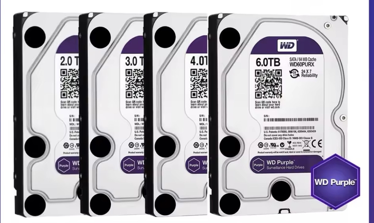 otros electronicos - Disco Sata HDD 2,3,4,8,10,14TB pupura 