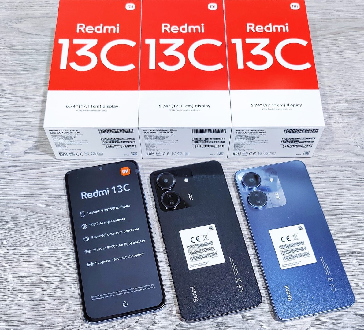 celulares y tabletas - REDMI 13C 256GB 8GB RAM NUEVO DE CAJA
 0