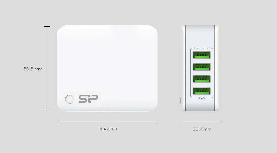 otros electronicos - Cargador Rápido Múltiple para 4 Dispositivos 4