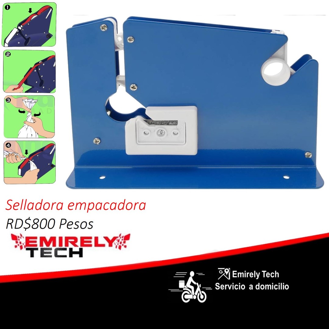 equipos profesionales - Sellador de bolsas de cinta empacadora de acero precintadora selladora cuello 0