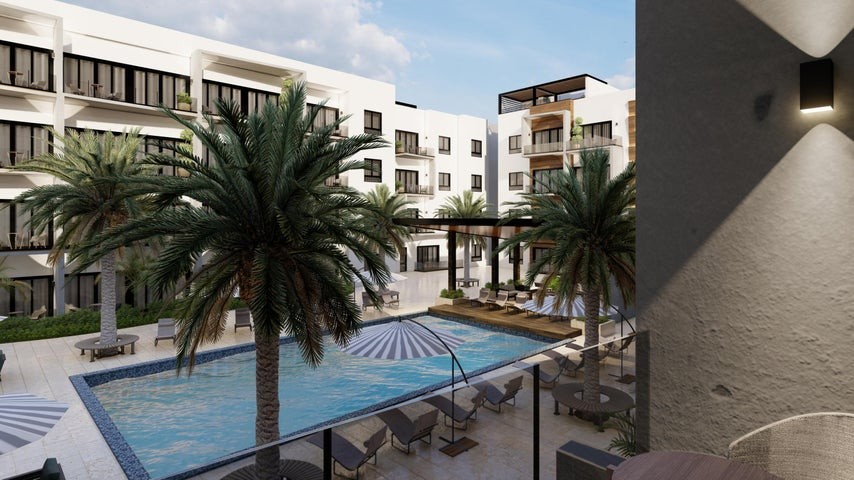 apartamentos - Proyecto en venta Punta Cana #23-1101 dos dormitorios, ascensor, seguridad.
 8