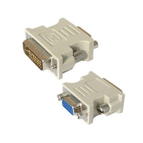 accesorios para electronica - Adaptador DVI a VGA hembra  3