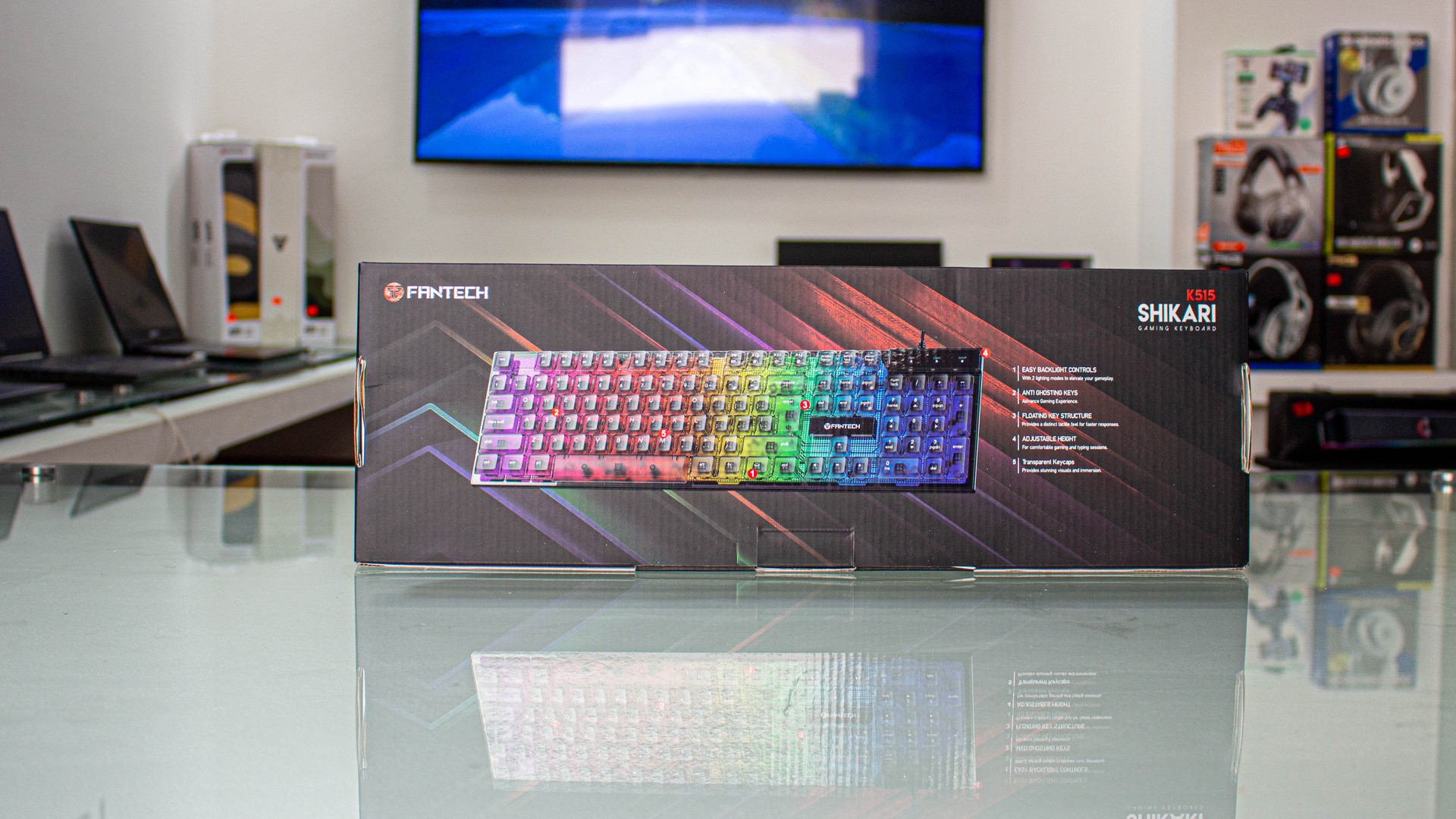 computadoras y laptops - Teclado Gaming Fantech K515